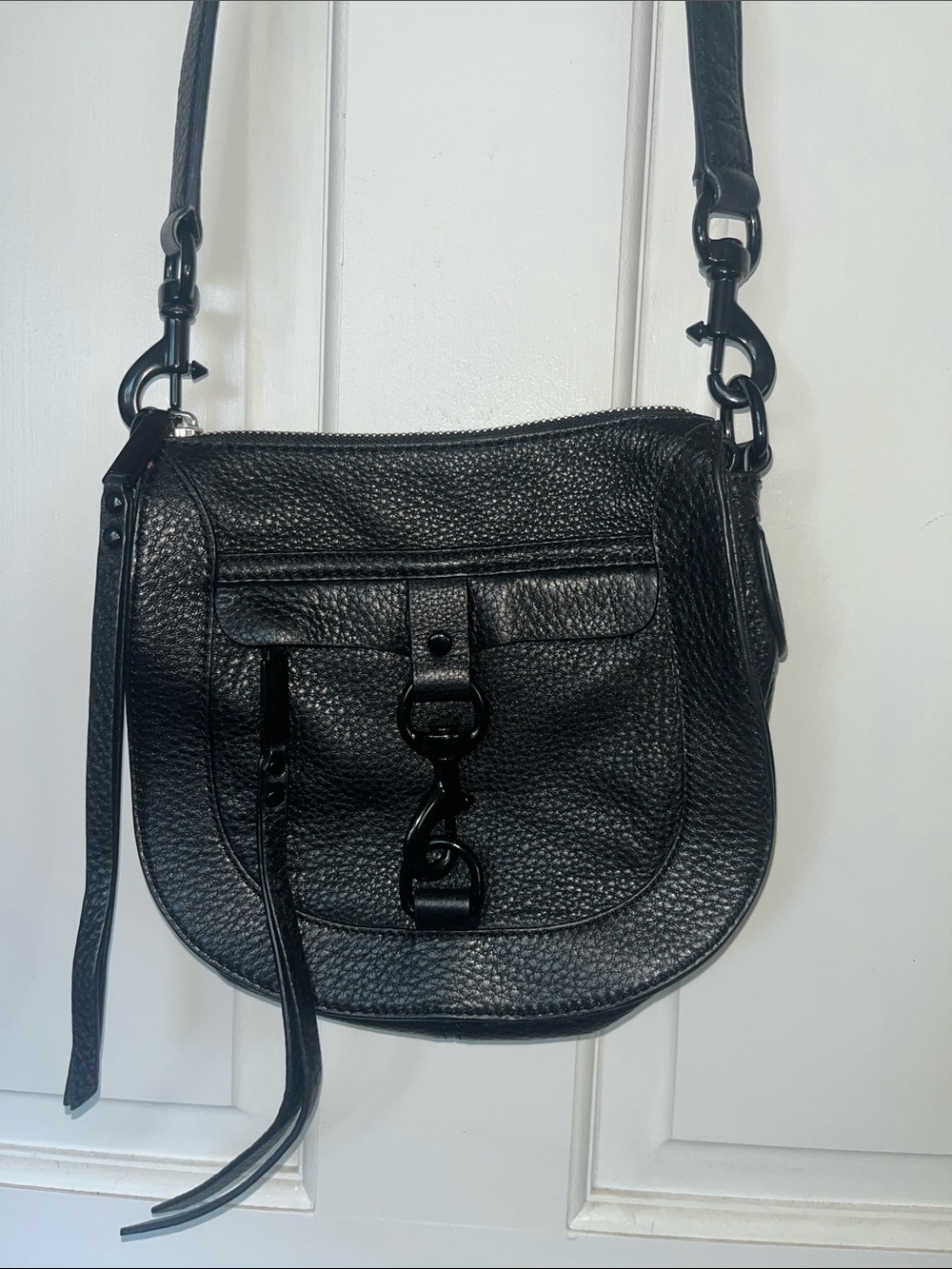 Rebecca Minkoff Black Leather Crossbody Bag